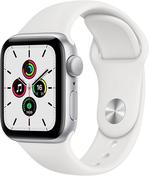 Смарт-часы Apple Watch SE 40 мм (серебро / белый)