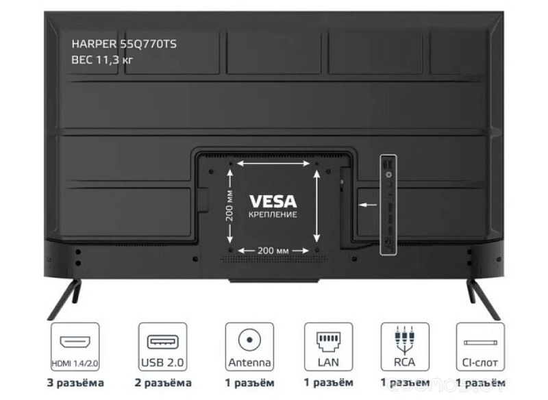 Harper 55Q770TS фото 2