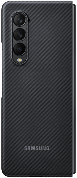 Silicone Cover для Samsung Z Fold3 (черный) фото 7