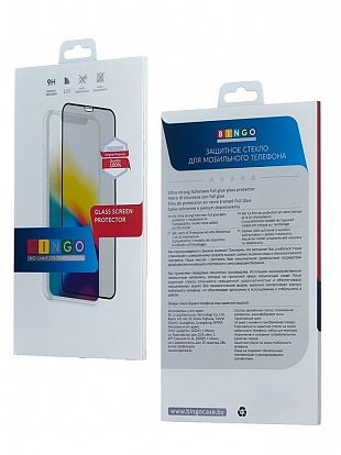Bingo Full Silkprit для Redmi Note 11 Pro/POCO X4 Pro 5G (черная рамка) фото 1