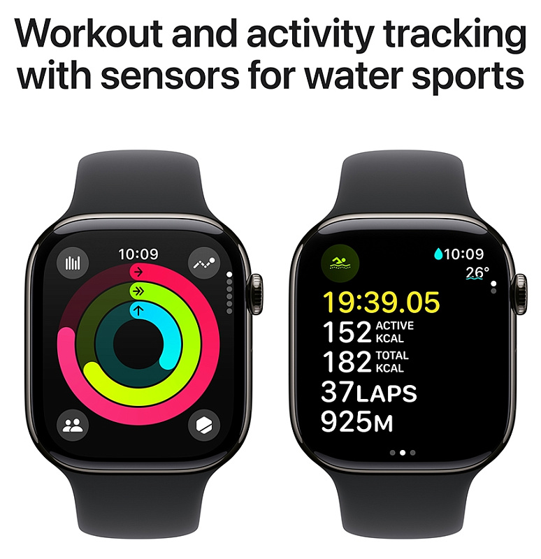 Apple Watch Series 10 42 мм (черный) фото 2 Apple Watch Series 10 42 мм (черный) фото 2