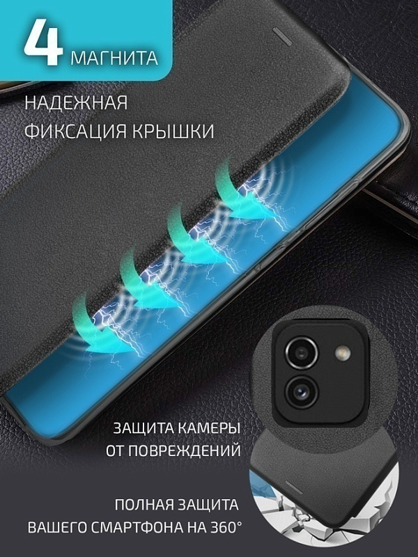 Volare Rosso Prime для Samsung A03 (черный) фото 4