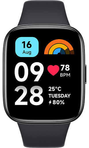 Xiaomi Redmi Watch 3 Active (черный) фото 1