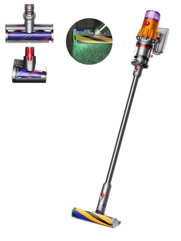 Dyson V12 Detect Slim Absolute, желтый/никель фото 2 Dyson V12 Detect Slim Absolute, желтый/никель фото 2