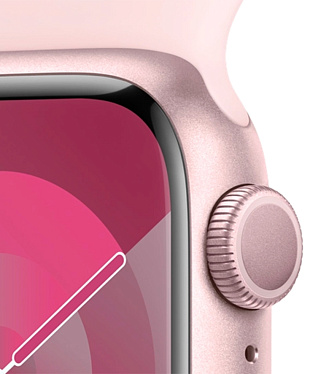 Apple Watch Series 9 41 мм (розовый) фото 2