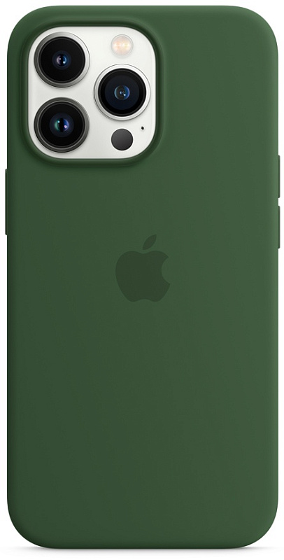 Apple для iPhone 13 Pro Silicone Case with MagSafe (клевер) фото 2 Apple для iPhone 13 Pro Silicone Case with MagSafe (клевер) фото 2