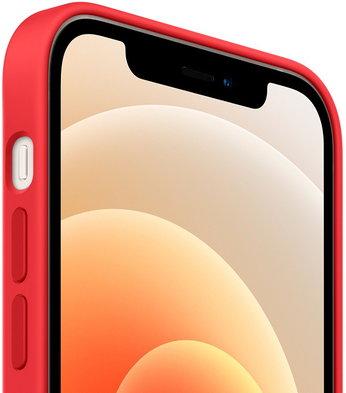 Чехол Apple для iPhone 12/12 Pro Silicone Case with MagSafe (черный) фото 1 Чехол Apple для iPhone 12/12 Pro Silicone Case with MagSafe (красный) фото 1