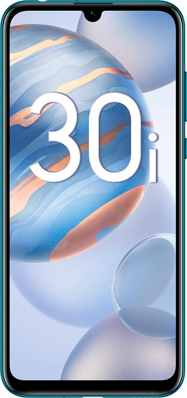 Смартфон Honor 30i 4/128Gb (мерцающий синий) фото 1 Смартфон Honor 30i 4/128Gb (мерцающий синий) фото 1