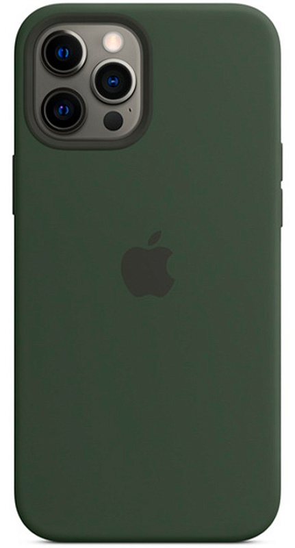 Apple для iPhone 12 Pro Max Silicone Case with MagSafe (зеленый) фото 2