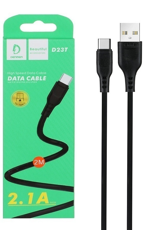 Denmen Type-C 2м (черный) Denmen Type-C 2м (черный)