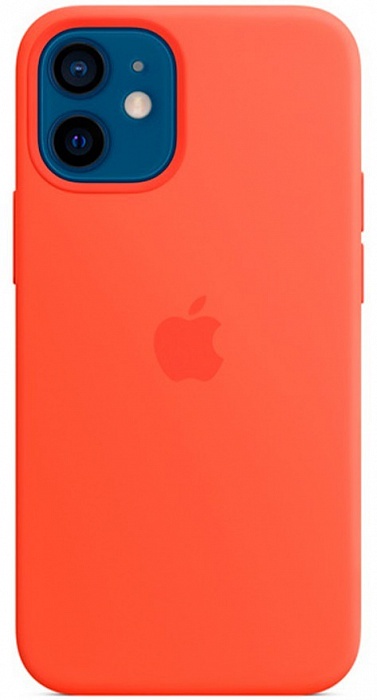 Чехол Apple для iPhone 12 mini Silicone Case with MagSafe (оранжевый)