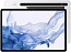 Samsung Galaxy Tab S8+ 8/256GB LTE (серебро)