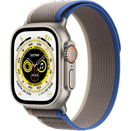 Apple Watch Ultra M/L + скретч-карта (синий/серый)