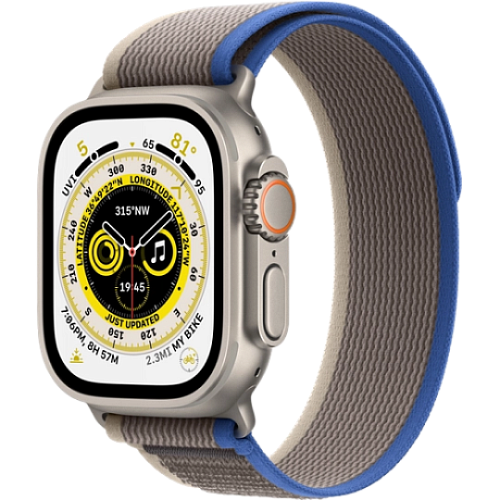 Apple Watch Ultra M/L + скретч-карта (синий/серый) Apple Watch Ultra M/L + скретч-карта (синий/серый)