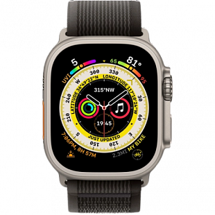 Apple Watch Ultra S/M + скретч-карта (черный/серый) фото 1