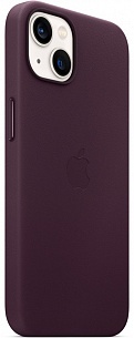 Apple для iPhone 13 Leather Case with MagSafe (темная вишня)
