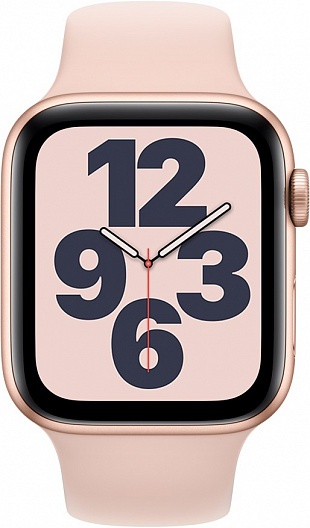 Apple Watch SE 44 мм (золото / розовый песок) фото 1