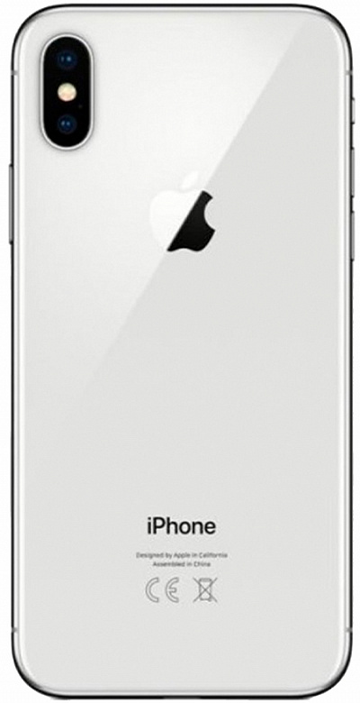 Apple iPhone X 64GB Грейд A (серебристый) фото 1