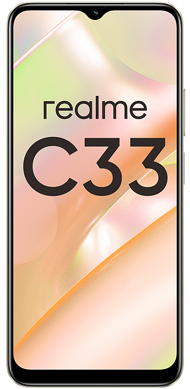 realme C33 4/64GB NFC (золотой) фото 2