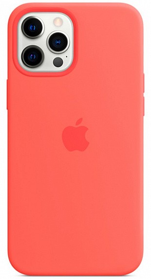 Apple для iPhone 12 Pro Max Silicone Case with MagSafe (розовый) фото 3