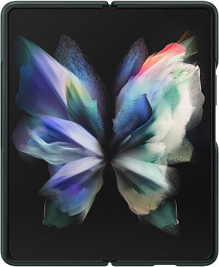 Leather Cover для Samsung Z Fold3 (темно-зеленый) фото 1