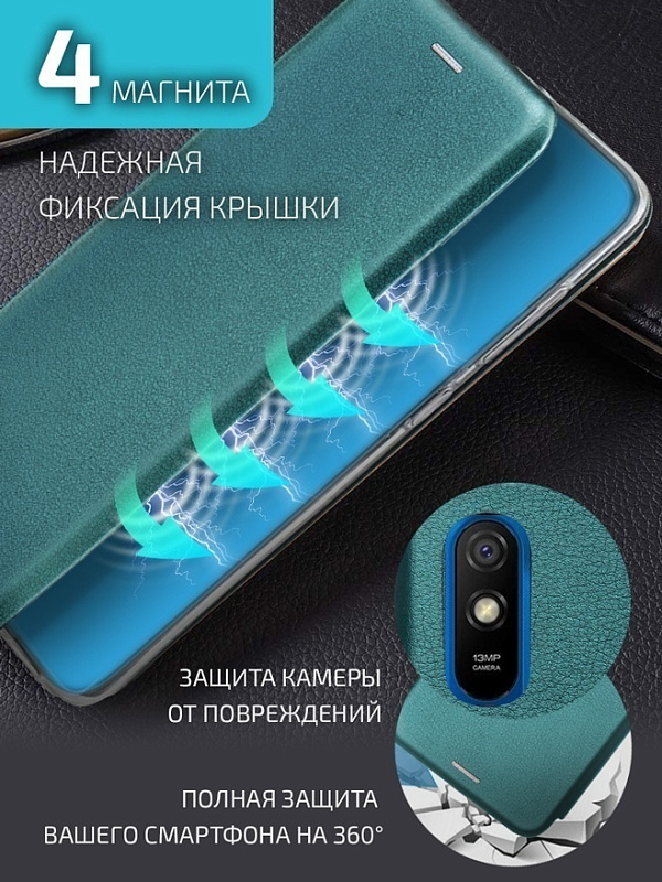 Volare Rosso Prime для Xiaomi Redmi 9A (зеленый) фото 4