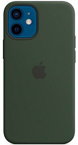 Apple для iPhone 12 mini Silicone Case with MagSafe (зеленый)