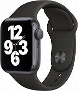 Смарт-часы Apple Watch SE 40 мм (серый космос / черный)
