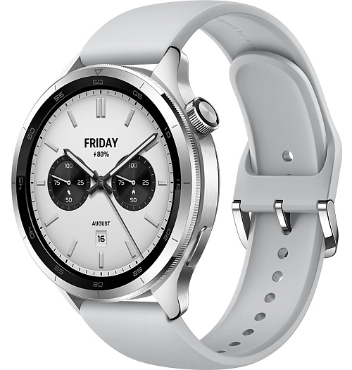 Xiaomi Watch S4  (серебристый)