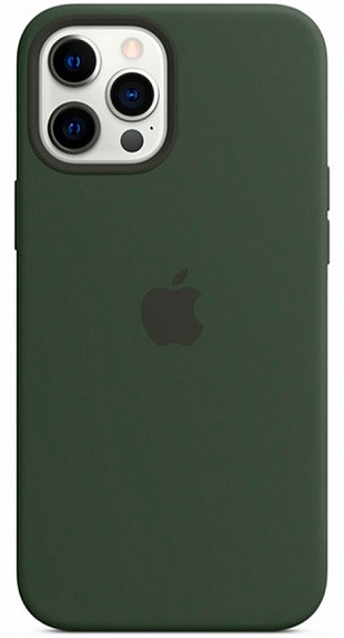 Apple для iPhone 12 Pro Max Silicone Case with MagSafe (зеленый) фото 3
