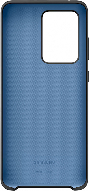 Silicone Cover для Samsung Galaxy S20 Ultra (черный) фото 1
