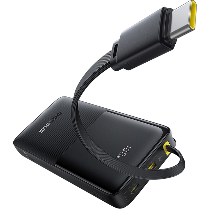 Купить Baseus Bipow 2 Digital Display Power Bank 10000mah 20W с кабелем ...