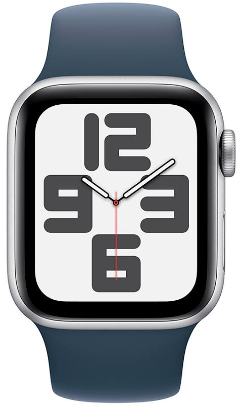 Apple Watch SE 2023 40 мм (серебристый) фото 1 Apple Watch SE 2023 40 мм (серебристый) фото 1