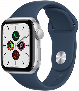 Смарт-часы Apple Watch SE 40 мм (серебро / небесно-голубой)