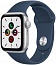 Apple Watch SE 40 мм (серебро / небесно-голубой)