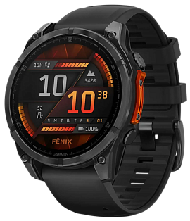 Garmin Fenix 8 AMOLED 47 мм (черный корпус/черный ремешок)