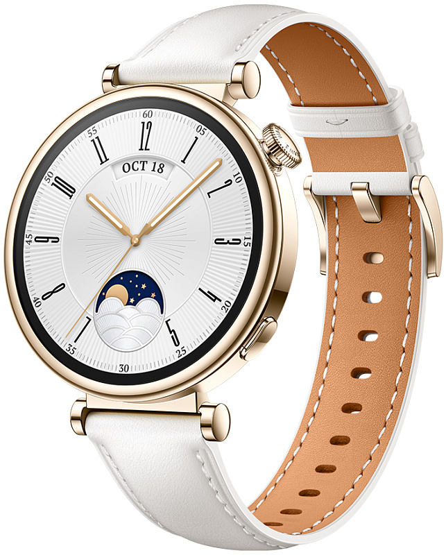 Huawei Watch GT 4 41 мм кожа (белый) фото 3 Huawei Watch GT 4 41 мм кожа (белый) фото 3