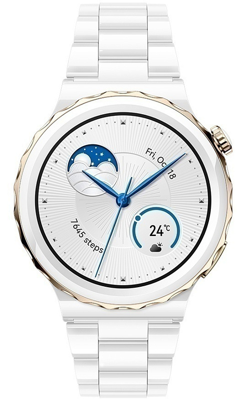 Huawei Watch GT 3 Pro 43 мм белый/керамика фото 2 Huawei Watch GT 3 Pro 43 мм белый/керамика фото 2