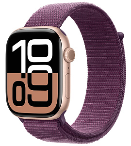 Apple Watch Series 10 46 мм (розовый, нейлон)