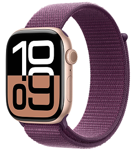 Apple Watch Series 10 46 мм (розовый, нейлон)