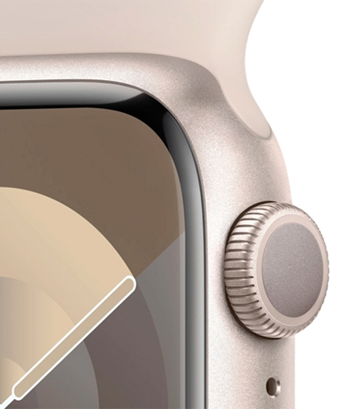 Apple Watch Series 9 45 мм (сияющая звезда) фото 2 Apple Watch Series 9 45 мм (сияющая звезда) фото 2