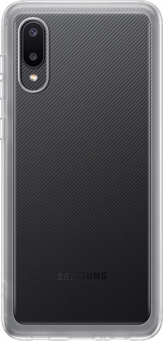 Чехол-накладка Soft Clear Cover для Samsung A02 (прозрачный)