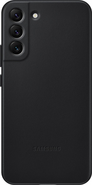 Leather Cover для Samsung S22+ (черный) фото 3