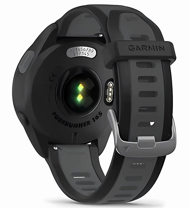 Garmin Forerunner 165 43 мм (черный/серый ремешок) фото 2
