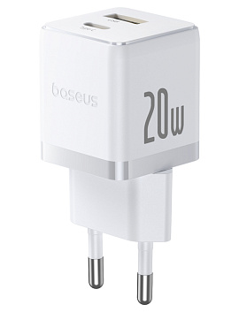 Baseus Palm Fast Charger C+U 20W (белый)
