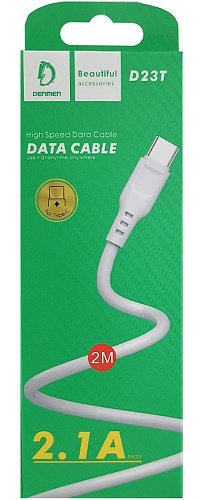 Denmen Type-C 2м (белый) Denmen Type-C 2м (белый)