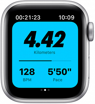 Apple Watch Series 6 Nike 40 мм (серебро) фото 4