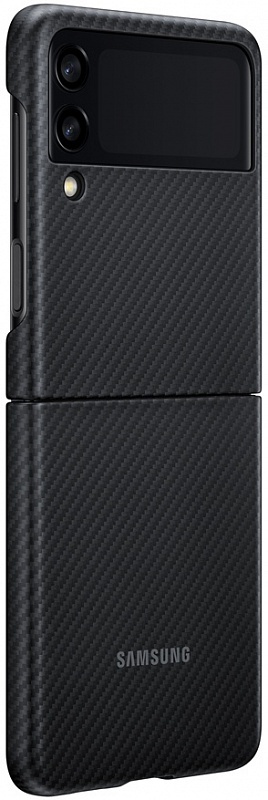 Aramid Cover для Samsung Galaxy Z Flip3 (черный) фото 5