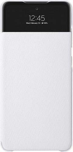 Чехол-книжка S View Wallet Cover для Samsung A72 (белый)