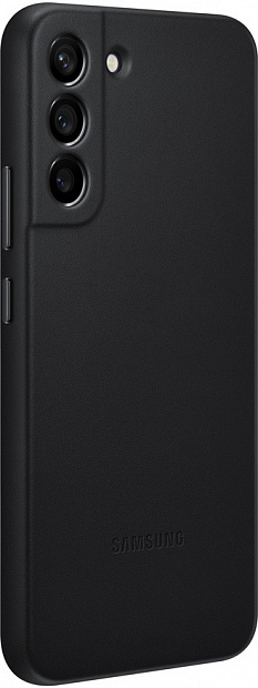 Leather Cover для Samsung S22+ (черный) фото 2